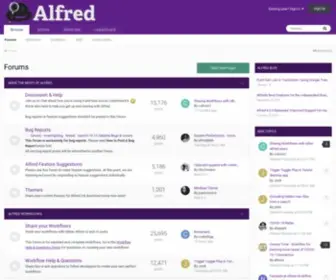 Alfredforum.com(Alfred App Community Forum) Screenshot