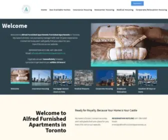Alfredfurnishedapartments.ca(Alfred Furnished Apartments) Screenshot