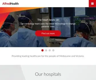 Alfredhealth.org.au(Alfred Health) Screenshot