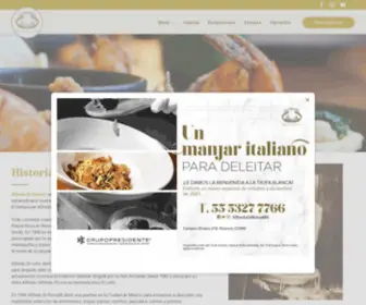 Alfredodiroma.com.mx(Restaurante de Comida Italiana Alfredo Di Roma) Screenshot