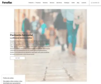 Alfredofenollar.com(Especialistas en pavimento horizontal de calidad) Screenshot