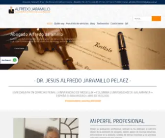 Alfredojaramillo.com(Abogados Penalistas Medellin) Screenshot