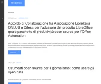 Alfredoparisi.it(Alfredo Parisi) Screenshot