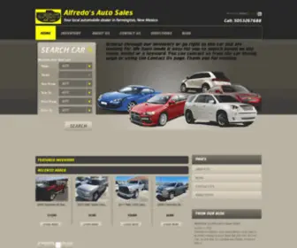 Alfredosautosales.com(Alfredo's Auto Sales) Screenshot