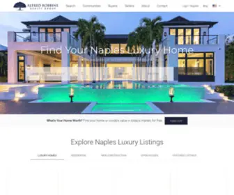 Alfredrobbins.com(Naples FL Real Estate) Screenshot