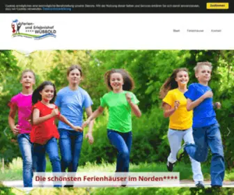 Alfsee-Ferienhaus.de(Die schönsten Ferienhäuser im Norden) Screenshot