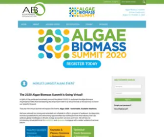 Algaebiomasssummit.org(Algaebiomasssummit) Screenshot