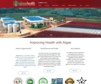 Algaehealthsciences.com(Natural Astaxanthin) Screenshot