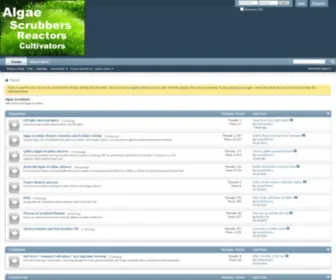 Algaescrubber.net(Algae Scrubbers) Screenshot