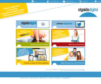 Algaidadigital.es(Libros digitales para la Escuela 2.0) Screenshot