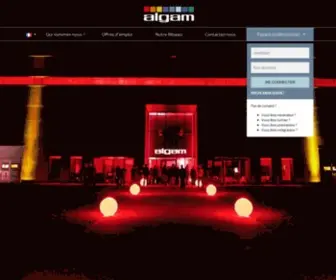 Algam.net(Fabricant et distributeur de matériel de musique) Screenshot