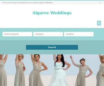 Algarve-Weddings.co.uk(Algarve Weddings find your perfect location for your budget) Screenshot