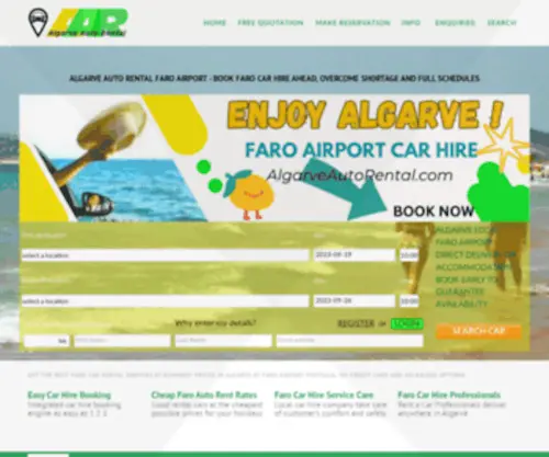 Algarveautorental.com(Faro Auto Rent) Screenshot