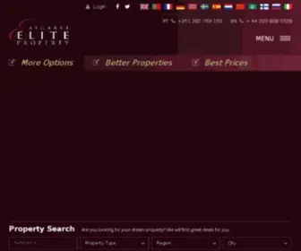 Algarveeliteproperty.com(Algarve Property for Sale Villas Apartments) Screenshot