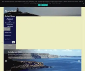 Algarveguide.de(Ein Reiseführer für die Algarve) Screenshot