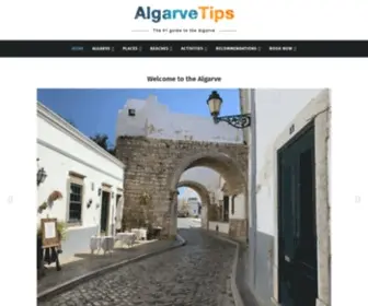 Algarvetips.com(AlgarveTips gives you secret tips about the Algarve) Screenshot