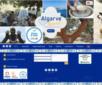 Algarvetreasures.pt(Algarve Treasures) Screenshot