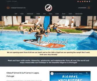 Algarvewatersport.com(Kitesurf School) Screenshot