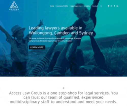 ALG.com.au(Access Law Group) Screenshot