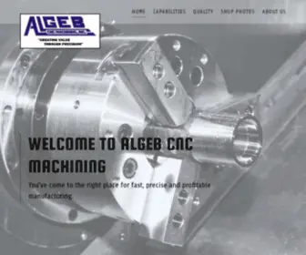 Algeb-CNC.com(Algeb CNC) Screenshot