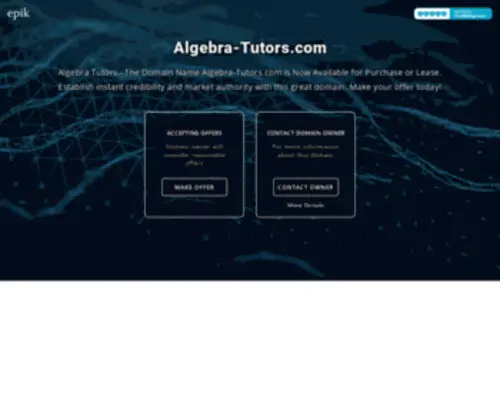 Algebra-Tutors.com(Algebra Tutors) Screenshot