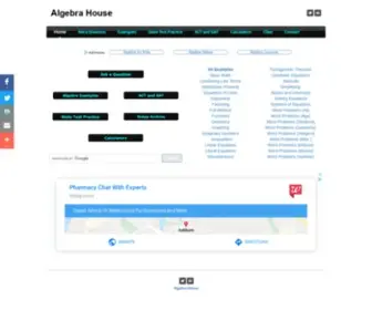 Algebrahouse.com(Algebra House) Screenshot