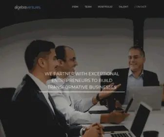 Algebraventures.com(Egypt's leading venture capital fund) Screenshot