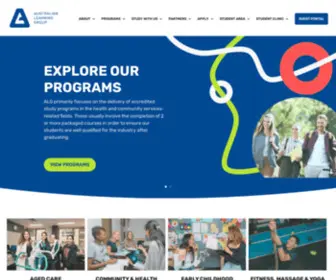 ALG.edu.au(Australian Learning Group) Screenshot
