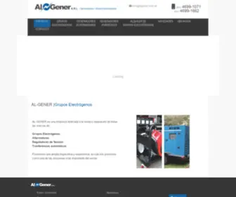 Algener.com.ar(Grupos Electrogenos) Screenshot