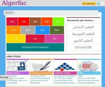 Algerfac.com(Cours) Screenshot