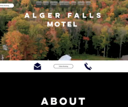 Algerfallsmotel.com(Alger Falls Motel) Screenshot