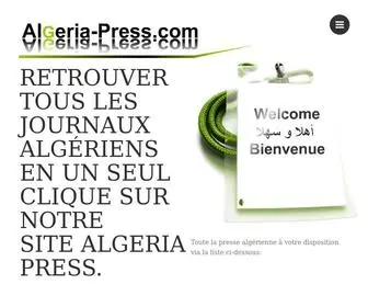 Algeria-Press.com(Algeria Press) Screenshot