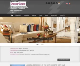 Algeriadecorexpo.com(Algeria DecorExpo) Screenshot