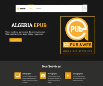 Algeriaepub.com(Agence de communication) Screenshot