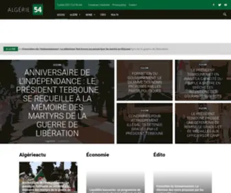 Algerie54.com Screenshot