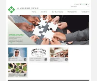 Alghurair.com(Al Ghurair Group) Screenshot