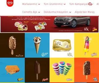 Algida.com.tr(Algida Dondurma Ailesi) Screenshot