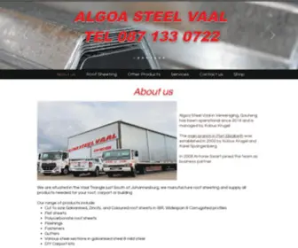 Algoasteel-Vaal.com(Algoa Steel Vaal) Screenshot