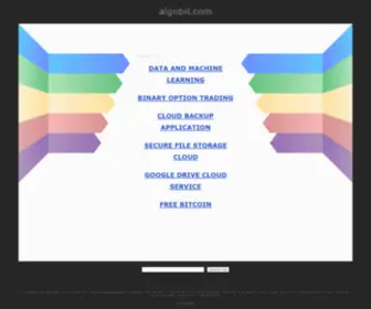 Algobit.com(Sviluppo software) Screenshot