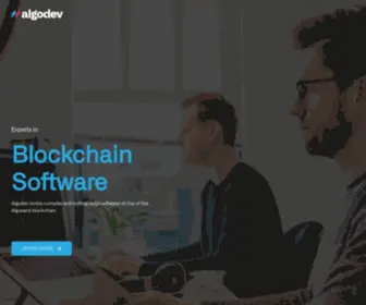 Algodev.io(Blockchain Software Solutions) Screenshot