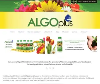 Algoflash.com(Algoplus Natural Liquid Fertilizers) Screenshot