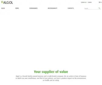 Algol.com(Algol Group) Screenshot