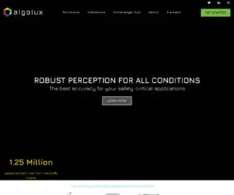 Algolux.com(Driving Safety in Autonomous Vision) Screenshot