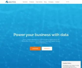 Algolytics.com(Data Mining) Screenshot