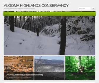 Algomahighlandsconservancy.org(Algomahighlandsconservancy) Screenshot