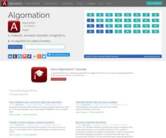 Algomation.com Screenshot
