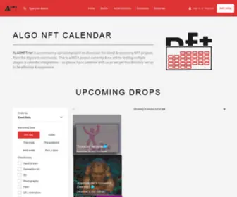 Algonft.net(A responsive Algorand NFT Calendar) Screenshot