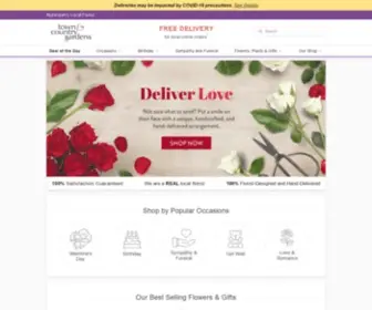 Algonquinflowershoppe.com(Algonquin IL Florist) Screenshot