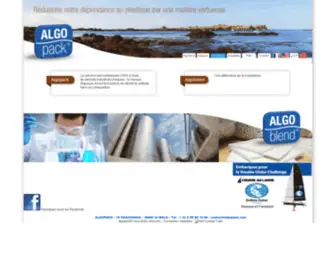 Algopack.com(Matériau) Screenshot