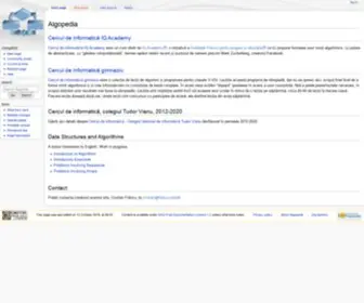 Algopedia.ro(Algopedia) Screenshot